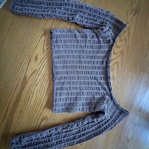 Urban Outfitters Brown Crop Top